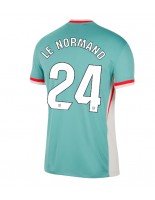 Atletico Madrid Robin Le Normand #24 Venkovní Dres 2024-25 Krátký Rukáv